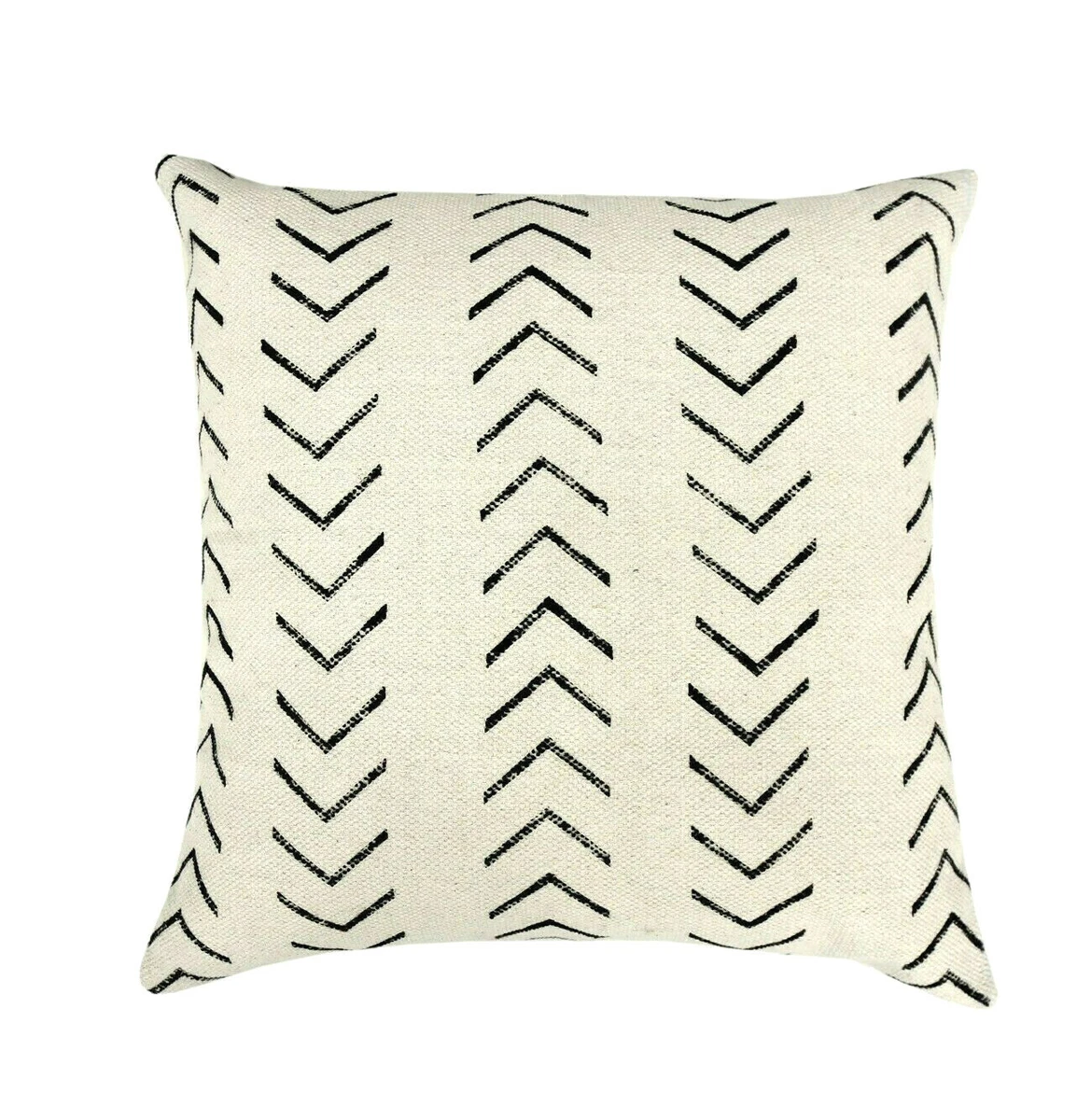 Block Print Cushion Cover African Mud Cloth Pillow Cover 20x20 Rug
