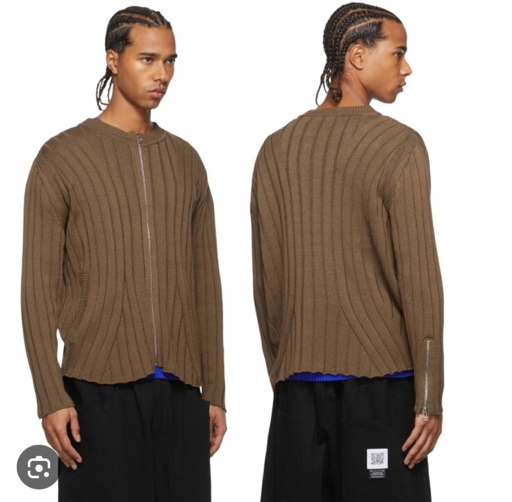 Kiko Kostadinov Harkman Knit Zip Cardigan in Marron NWOT | eBay Kiko Kostadinov Harkman Knit Zip Cardigan in Marron NWOT | eBay