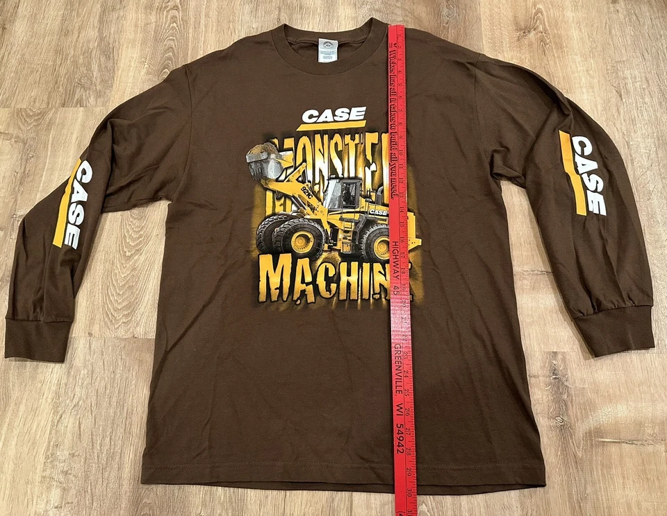 CASE Monster Machine Brown Long Sleeve Shirt - Image 3 of 4