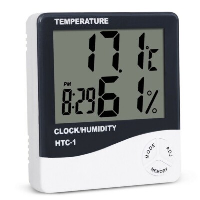 LCD Electronic Digital Temperature Humidity Meter Thermometer Hygrometer
