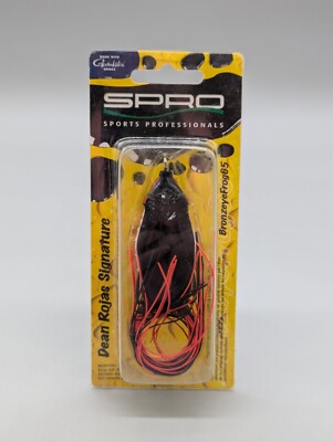 Spro SBEF65BLKW Bronzeye Frog 65 Bait #16 Black Widow Lure Dean Rojas Signature