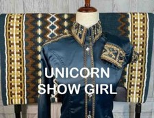 Shirt with Matching Saddle Pad Western Show Shirt with Saddle Pad