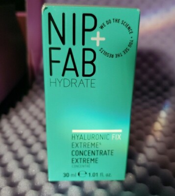 NIP + FAB Hydrate Hyaluronic Extreme Concentrate 30 mL/1.01 fl oz Full Size NIB