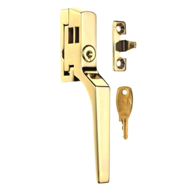 Era 808 Locking Window Handle Brass (808-32)