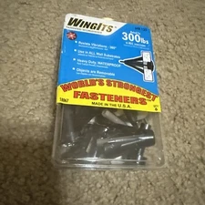 18067 WingIts World's Strongest Fastener  6 Anchors Rated to 300Lbs. USA Made
