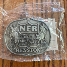 1983 Hesston  25th Anniversary  Belt Buckle