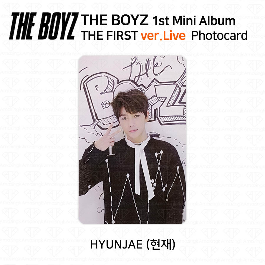 THE BOYZ 1st mini album The First Official Photocard Live Version