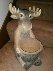 Moose Decor Plant Stand Holder * Tabletop Home Decor * Excellent Condition! — photo 1
