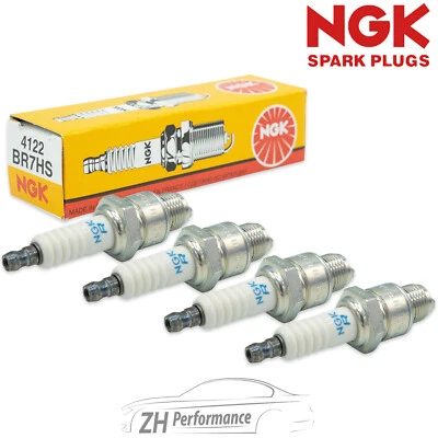 4x NGK 4122 BR7HS Zündkerze für Roller Amico 50 Gulliver Rally KTM Beta