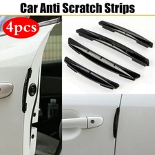4x Car Door Edge Gap Guard Scratch Protector Anti-collision Corner Bumper Strip
