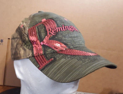 Ladies Remington Pink & Camouflage Adjustable Cap Hat