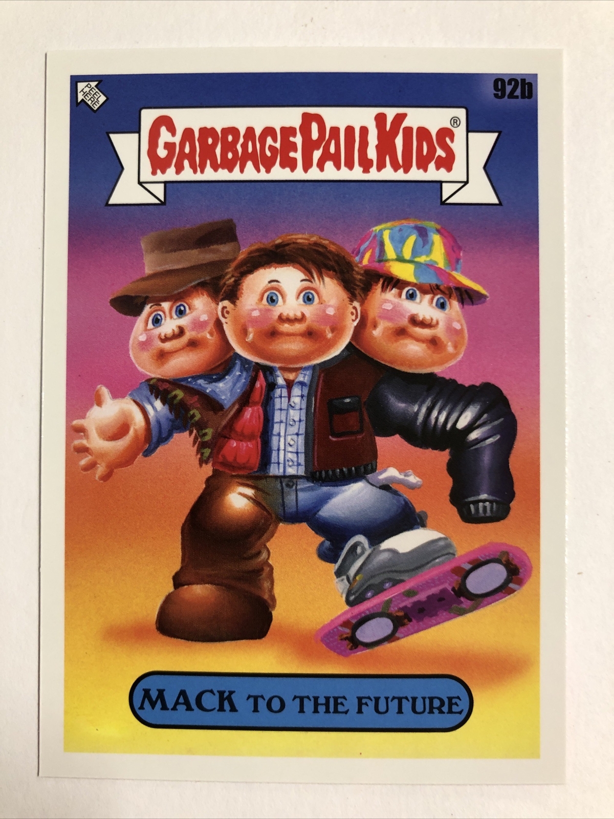 2023 Topps Garbage Pail Kids InterGoolactic Mayhem #92b Mack To The Future front