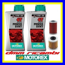 Kit Tagliando KTM 690 ENDURO R 2022 2023 + Filtri Olio MOTOREX POWER SYNT 10W50