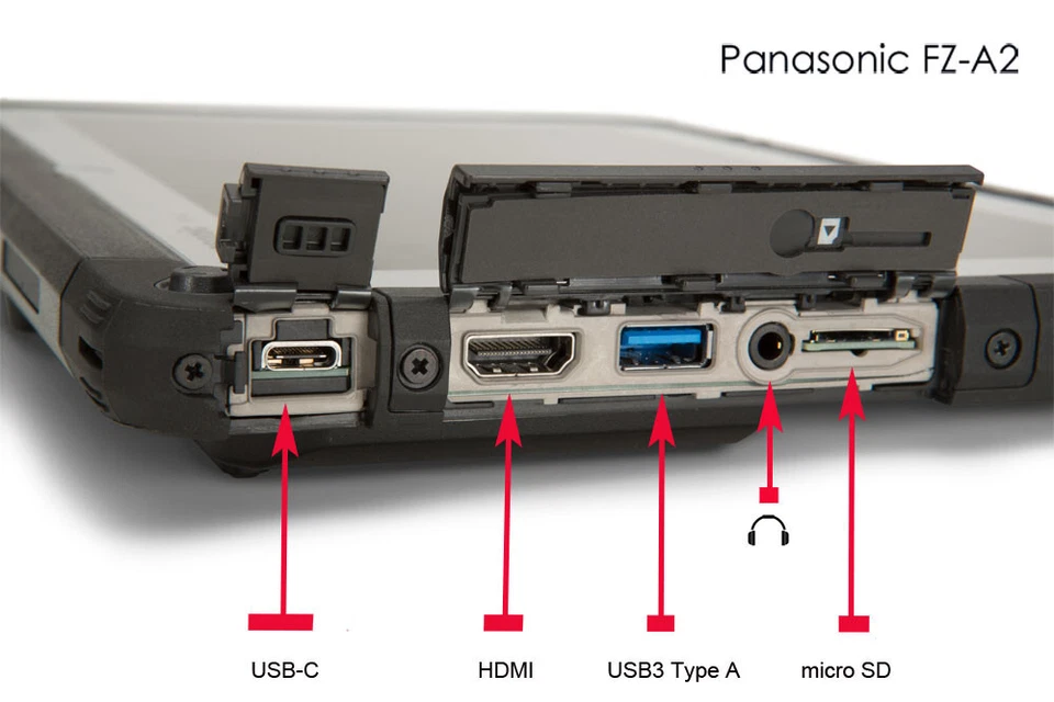 Toughpad Panasonic FZ-A2 Tablet Shockproof 10.1" 25.7cm Android 32GB SSD HDMI - Image 4 of 4