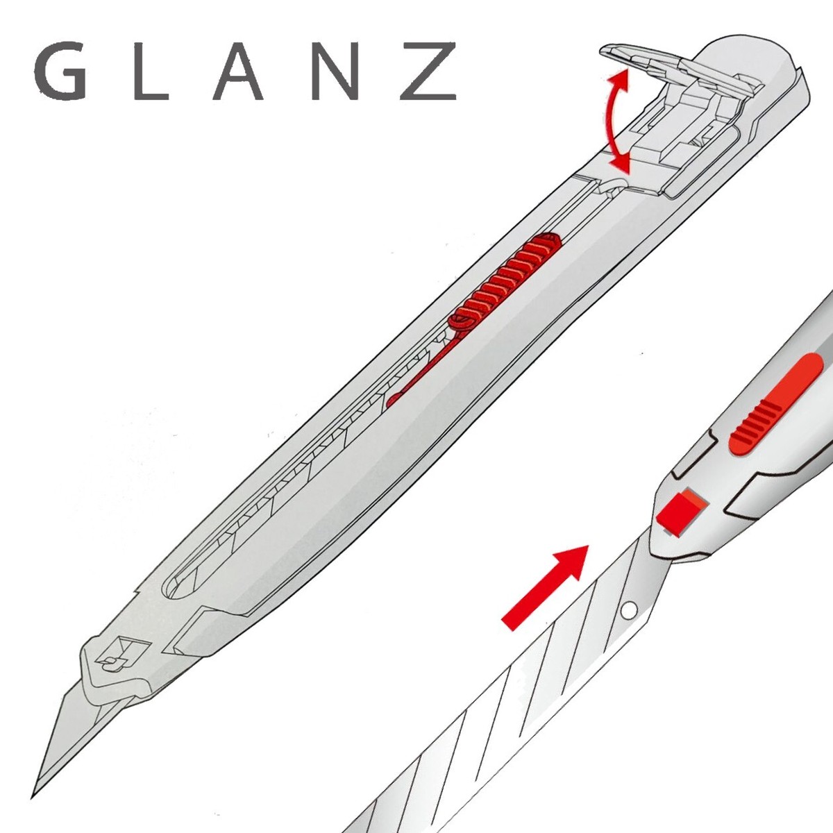SDI GLANZ ZERO WOBBLE Graphic Design Artwork Craft Knife Cutter | eBay