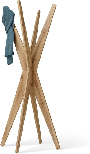 , Appendiabiti Da Terra Di Design, Emma Rovere Rustico, Appendiabiti Moderno per - Foto 11 di 12