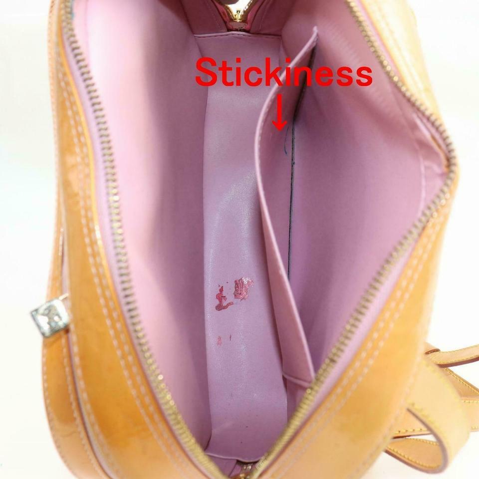 Louis Vuitton Salmon Murray Mini Backpack 870923 Louis Vuitton Salmon Monogram Vernis Murray Mini Backpack  main image 2
