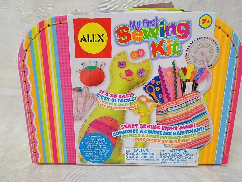 Hand Embroidery Alex Toys Craft My Embroidery Kit Alex My Sewing Kit Alex  Sewing Kit Hotsell