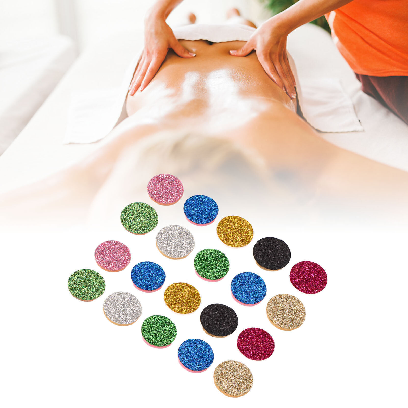 20pcs Essential Oil Diffuser Necklace Felt Refill Pads Replacement