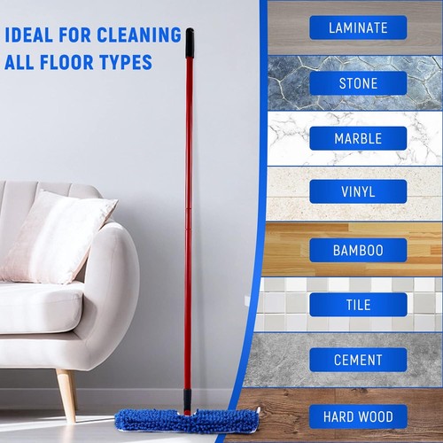 Microfiber Flip Mop Replacements for O-Cedar Hardwood Floor Mop Refill Dual A... - Picture 2 of 8