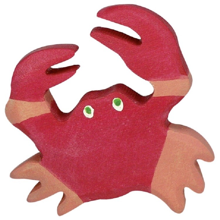 Holztiger 80203 Crab 5 Cm Wooden Figures Series Water World