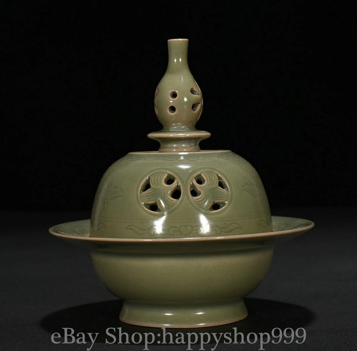 陶瓷绿色古董原创中国香炉| eBay