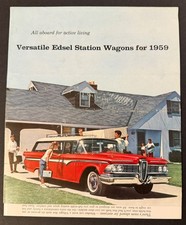 Original 1959 Edsel Station Wagon Sales Brochure