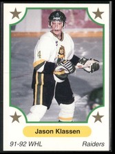 1991-92 7th Inning Sketch WHL #248 Jason Klassen