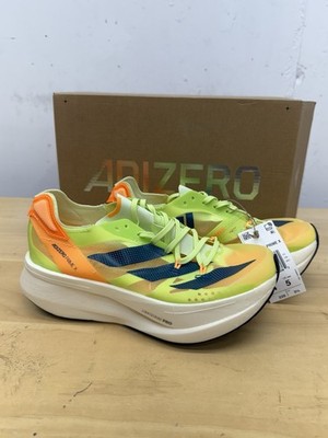 Adidas Adizero Prime X Running Shoes Lime/Teal/Orange GX3136 Mens Size 4 Women 5