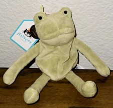 JELLYCAT Fergus Frog Plush Bag Charm Keychain Dust Bag Authentic SAME DAY SHIP