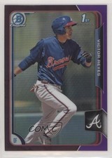 2015 Bowman Chrome Prospects Purple Refractor 125/250 Victor Reyes #BCP97 4l3