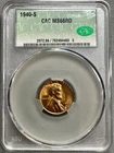 1940-S   LINCOLN CENT  CAC  MS66 RED
