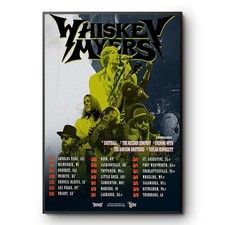 Whiskey Myers Southern Hospitality Tour 2026 Dates Poster Country Music