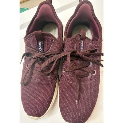 Adidas Lite Racer RBN Sneakers Womens 8.5 Burgundy EF0079 Mesh Cloudfoam Running