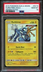 Xurkitree SV14/SV94 Shiny Holo Rare Hidden Fates