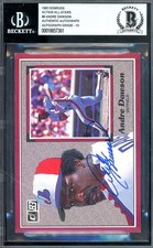 Andre Dawson Gem Mint 10 Beckett BAS Signed 1983 Donruss Action All Stars Auto