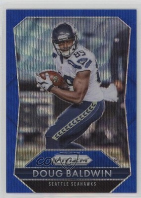 2015 Panini Prizm Blue Wave Prizm 140/150 Doug Baldwin #192 6h5