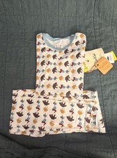 KicKee Pants Print Long Sleeve Pajama Set in Natural Marching Band 6