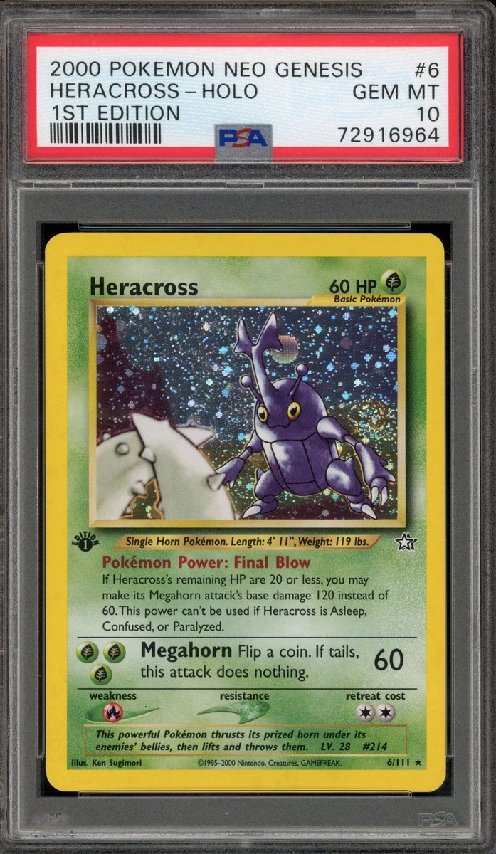 Pokémon TCG 1st Edition English Holo Rare Individual Collectible