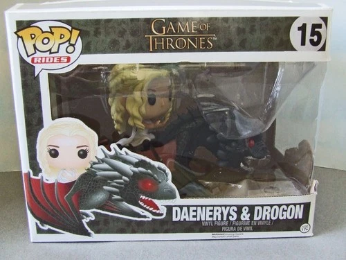 Funko Pop Rides #15 Game of Thrones Daenerys and Drogon / Open box never removed