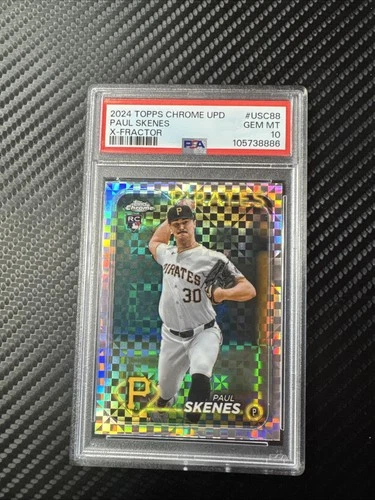 2024 Topps Chrome Update Series - Paul Skenes #USC88 X-Fractor (RC) PSA 10