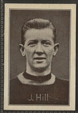 AMALGAMATED PRESS-FOOTBALL CAPTAINS 1926-#20- BURNLEY - HILL 