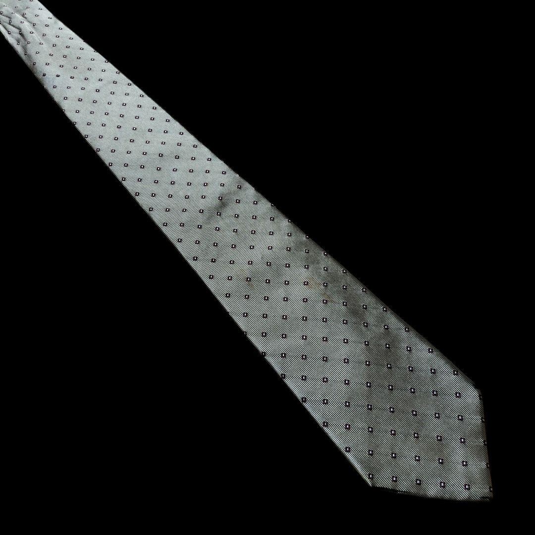 JPRESS Brown Dot Pattern Tie Classic Necktie Used - image 4