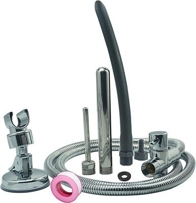 Shower Enema System with 79 Inch Hose, 3-Way Diverter, Shower Douche for Men