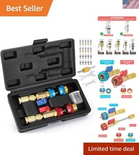 High-Performance R134A R1234YF Valve Core Quick Remover Tool Set for AC Systems