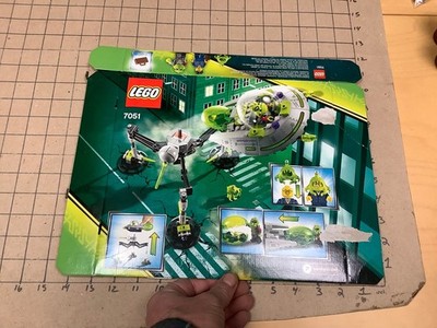 Lego 7051 - Tripod Invader - Alien Conquest - flattened box only