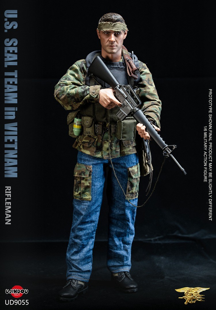 Pre-order UJINDOU UD9055 1/6 U.S. Seal Team In Vietnam Rifleman