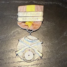 1950’s California State Muzzle Loaders Shooting Medal 
