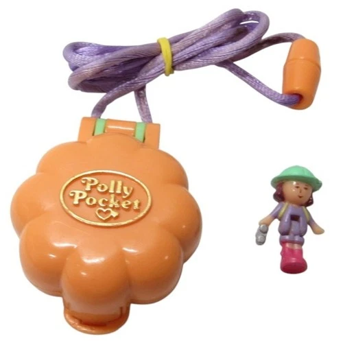 Polly Pocket Vintage 1991 Camp Days Locket Necklace Bluebird Toys