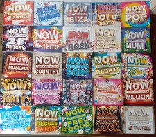 25 Now CD Box Set Bundle Job Lot Rock Reggae Party Pop Years (some still sealed)